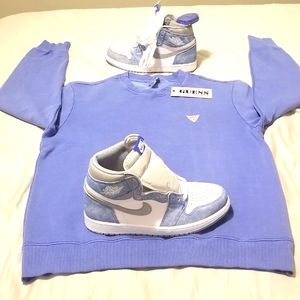 GUESS ORIGINALS Camp Logo Crew Neck Sweatshirt